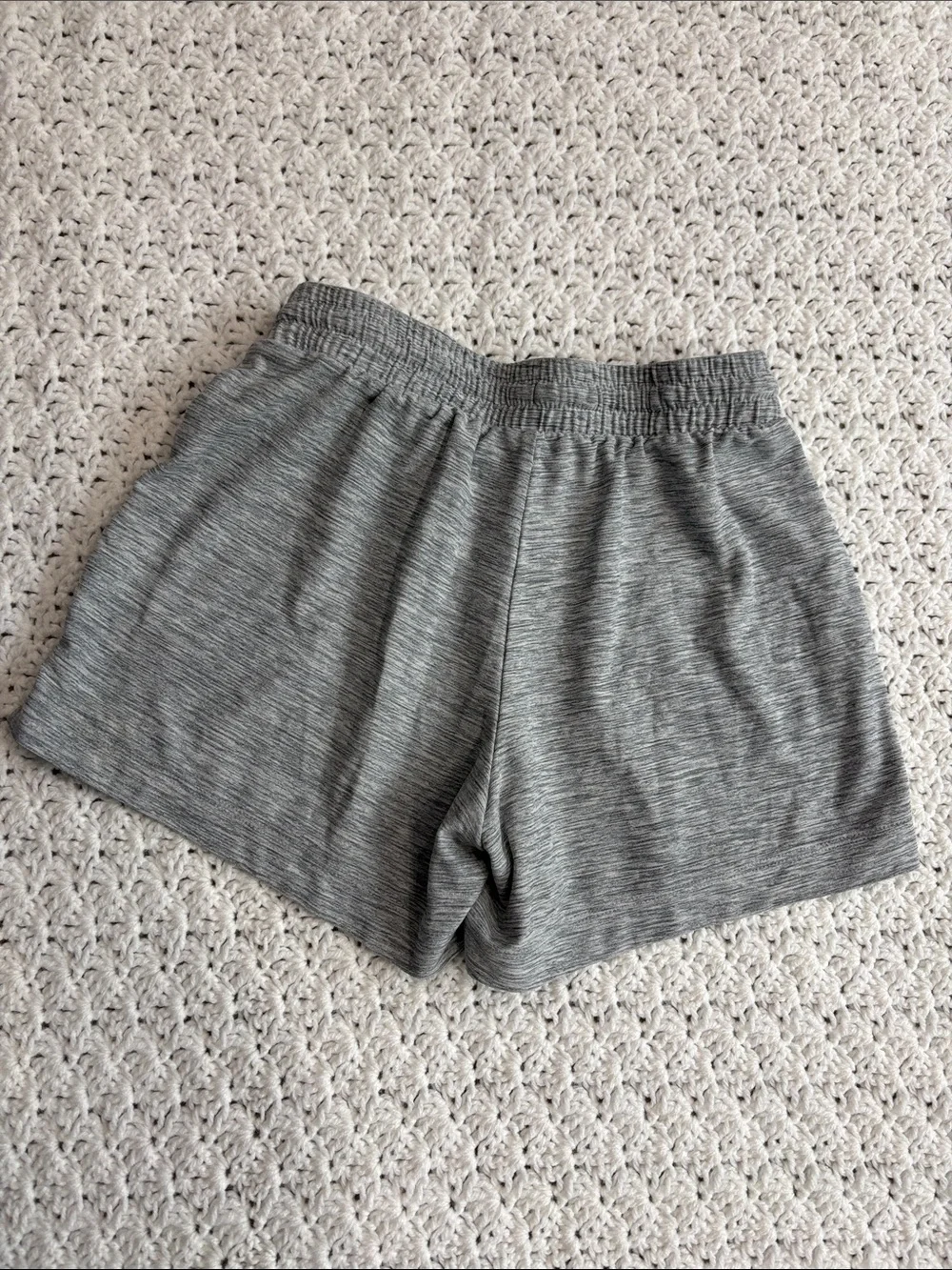 Old Navy Active Breathe On Heather Gray Athletic Drawstring Shorts Girls M (8) !